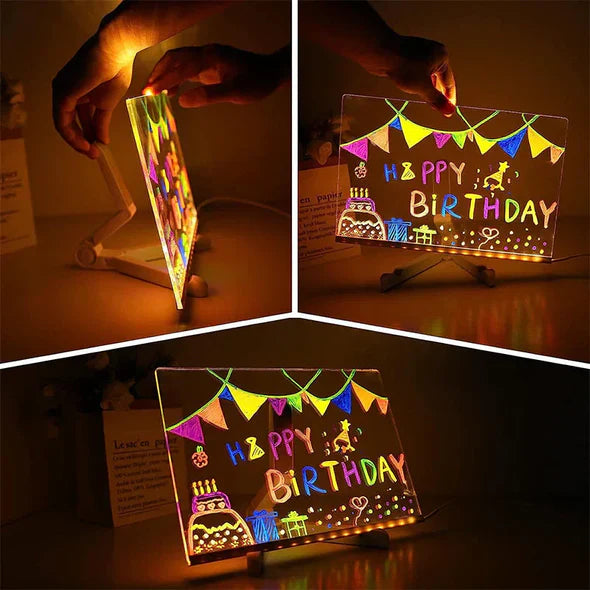 Luminous Acrylic Note Board