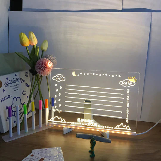 Luminous Acrylic Note Board